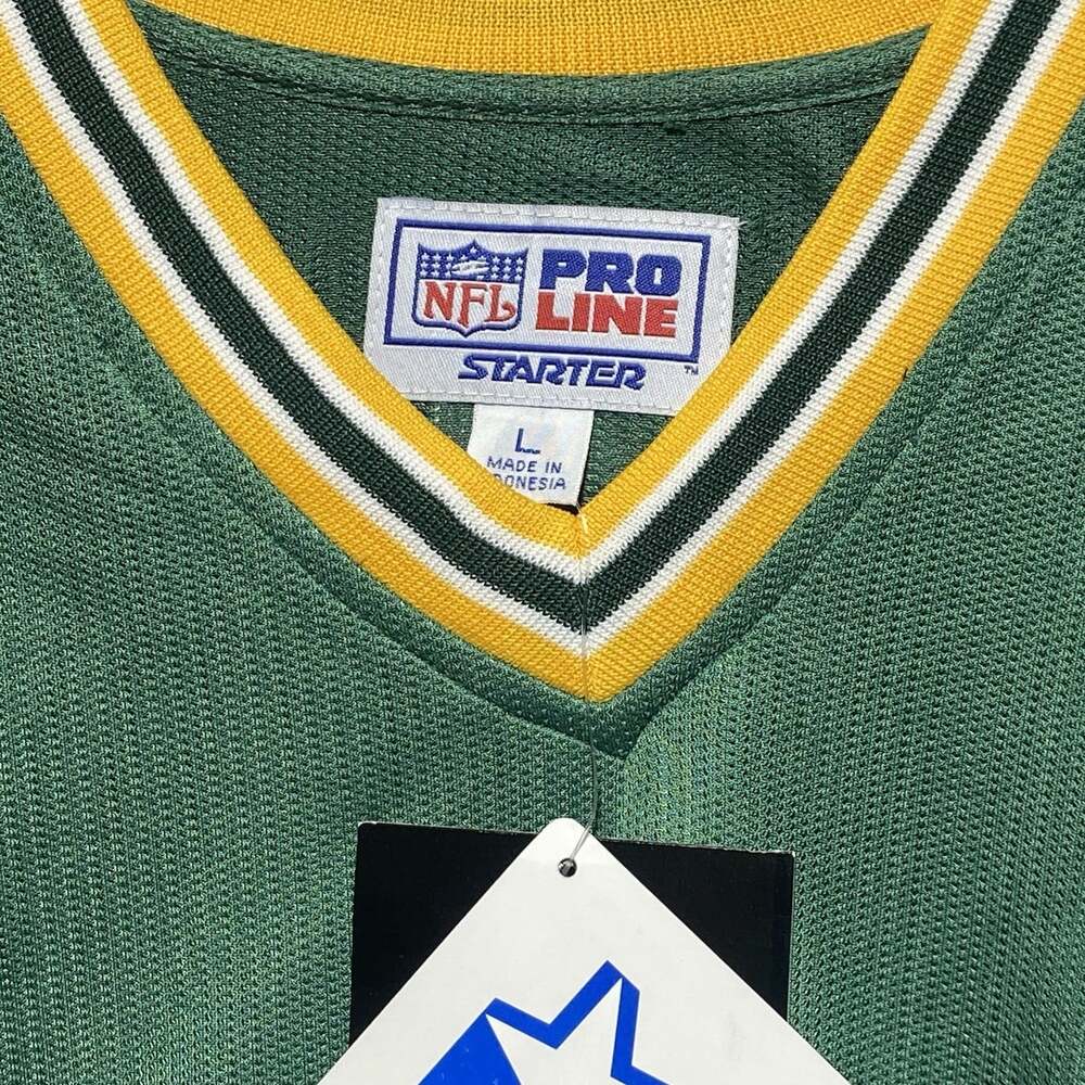 Vintage Green Bay Packers Starter Pro Line Pullover Jacket Mens L NWT Sideline - Picture 3 of 12